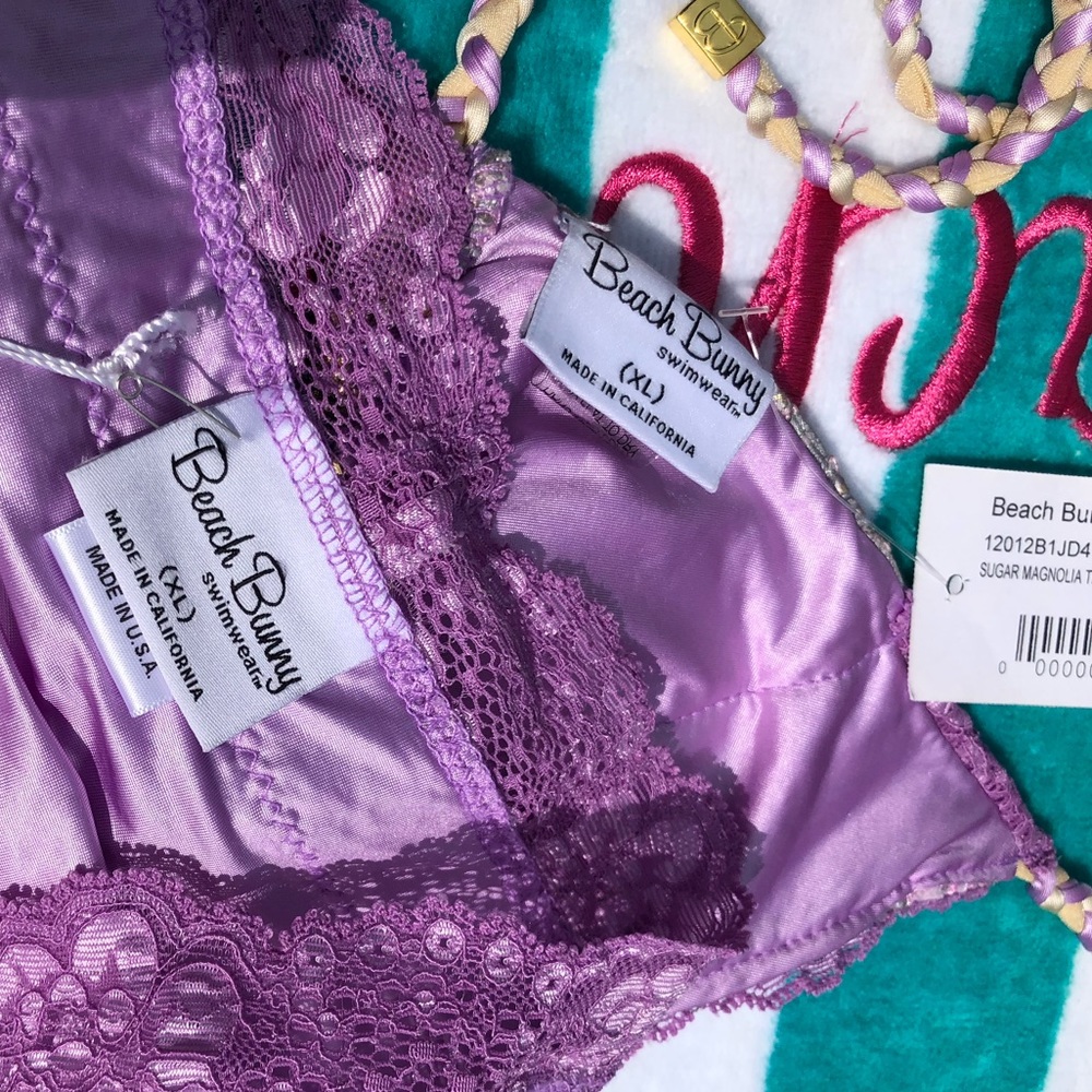 NWT Beach bunny Sugar Magnolias lavender XL set - Picture 15 of 16